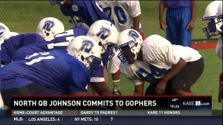 Tyler Johnson Commits to Gophers - Football (10/13/2015)