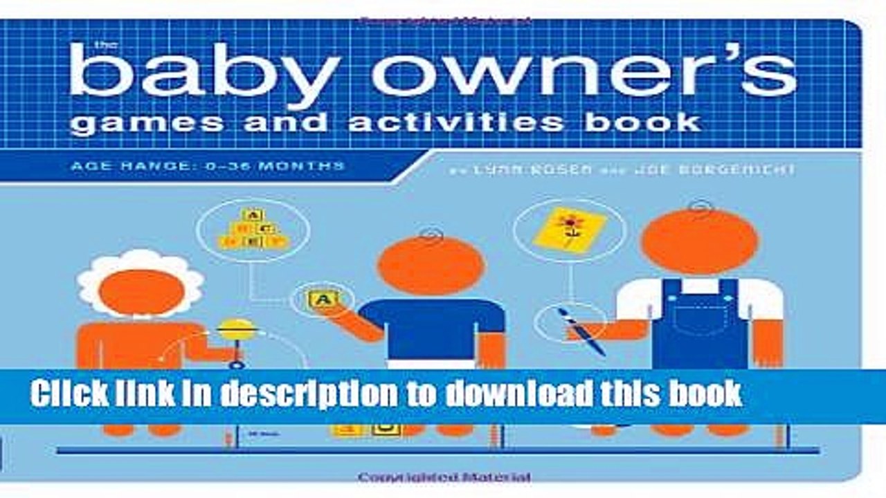 Download The Baby Owner s Games and Activities Book (Owner s and Instruction Manual)  EBook