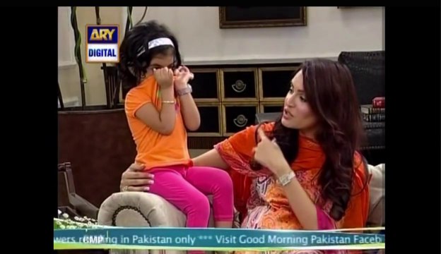 Nadia Hussain & Sunita Marshal with Kids in Good Morning Pakistan with Nida Yasir