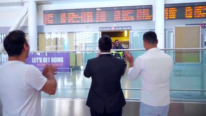 Sadriddin & Ghezaal Enayat At Toronto Airport