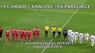 Sestřih utkání U-19 Hradec Králové - FK Pardubice