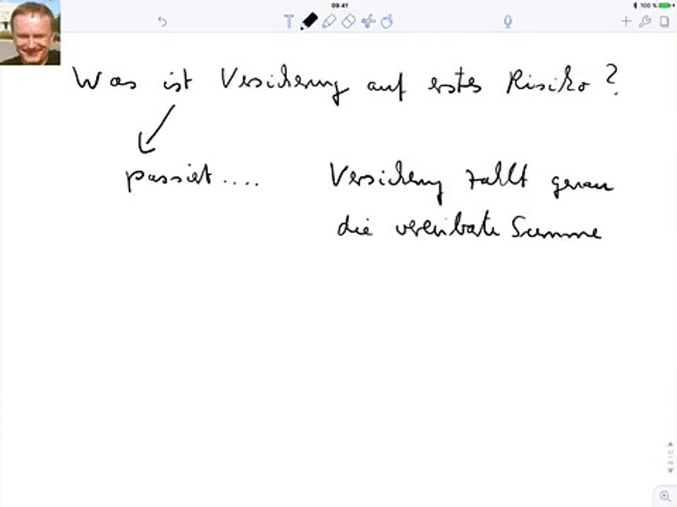 Was ist Versicherung auf erstes Risiko?