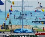 بالفيديو.. خريجو الكلية البحرية يرحبون بالرئيس باستخدام أعرق التقاليد البحرية