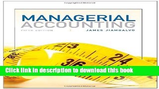 Download Managerial Accounting  PDF Free