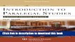 Download Introduction to Paralegal Studies: A Critical Thinking Approach, Fifth Edition (Aspen