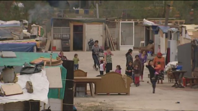 Plusieurs familles roms installées à Molenbeek