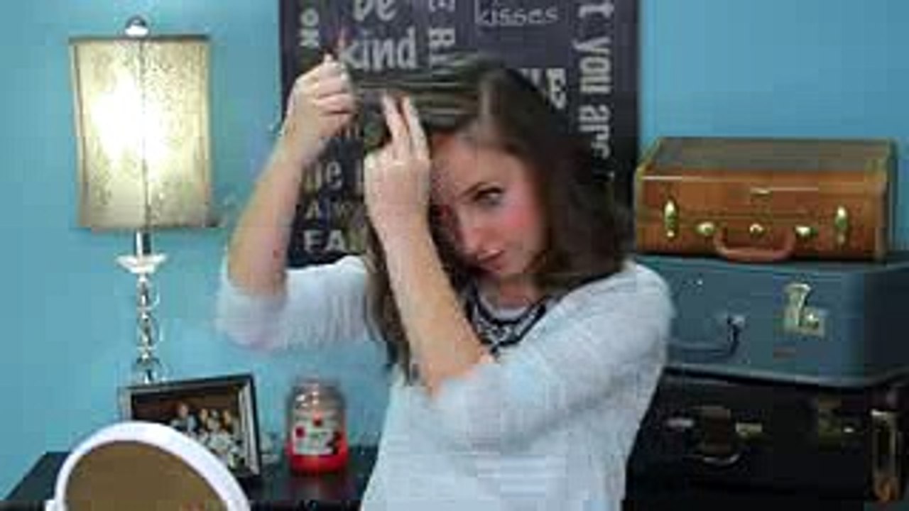 Faux Waterfall Headband