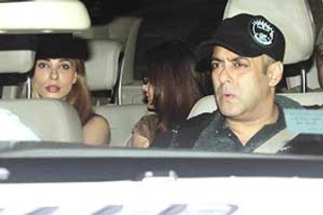 OMG: Salman drives in for Sultan's success bash with Iulia
