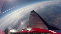 MiG-29 Edge of Space flight - Outside camera 2 - full length