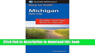 Read Rand McNally Easy to Fold: Michigan (Laminated) (Rand McNally Easyfinder) E-Book Free