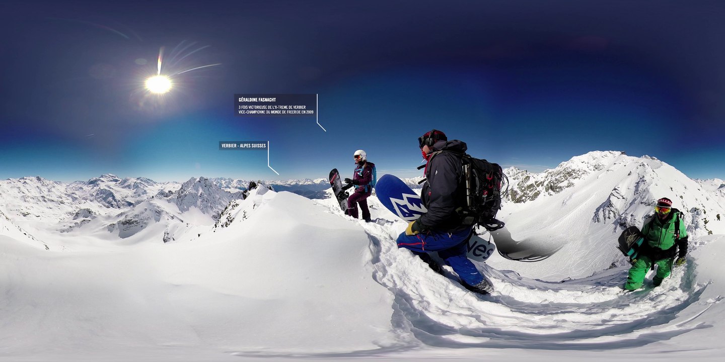 Le Goût du risque 360° - teaser Snowboard avec Géraldine Fasnacht