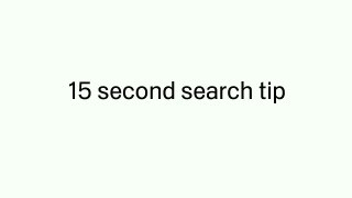 15 second search tips: Real Estate and Housing