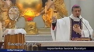 Pożegnanie Arcybiskupa Dzięgi na Świętym Krzyżu - Sandomierz News 2009.03.22