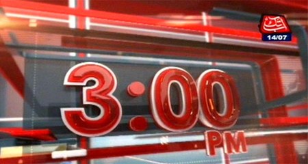 AbbTakk Headlines – 03 PM – 14 July 2016