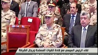 الرئيس السيسي يشهد الندوة التثقيفية بمسرح الجلاء ج 3 1-2-2015