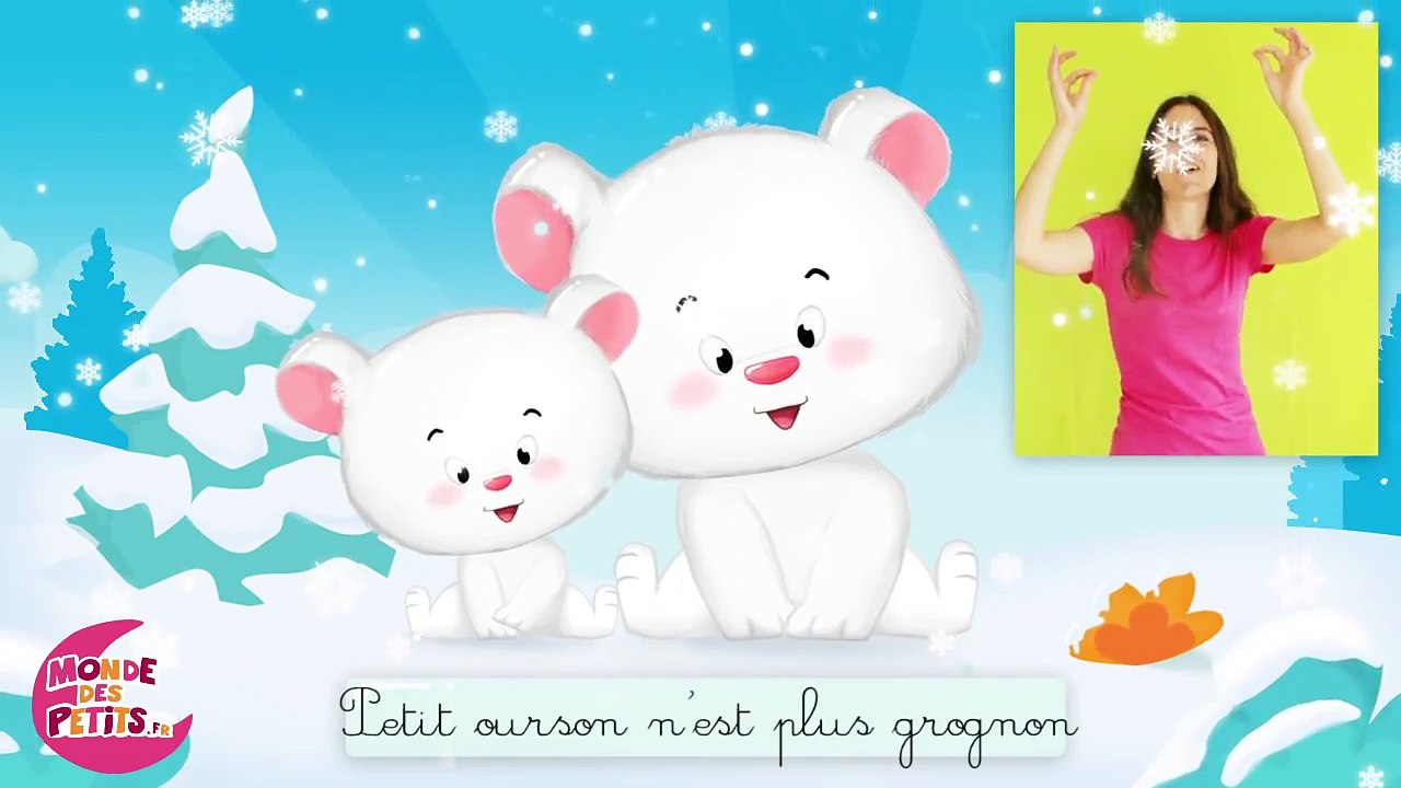 Comptinette de l'ourson - comptine à gestes