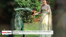 Ranveer Singh finally reacts to Marriage Rumours with Deepika Padukone