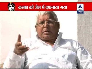 Lalu hails Ajmal Amir Kasab hanging