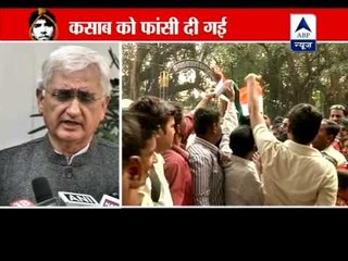 Kasab hanging: Sent out a clear message to the world, says Salman Khurshid