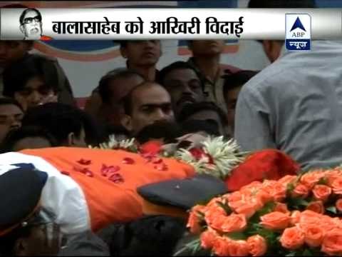 Wrapped in tricolour, Bal Thackeray's final journey begins