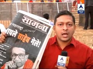 Saheb Gele- Cover page of Shiv Sena's Saamna