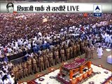 Bal Thackeray's funeral: Cortege arrives at Shivaji Park
