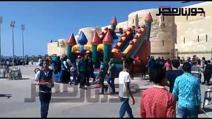 الإقبال على قلعة قايتباي لن ينتهي حتى بعد عيد الفطر