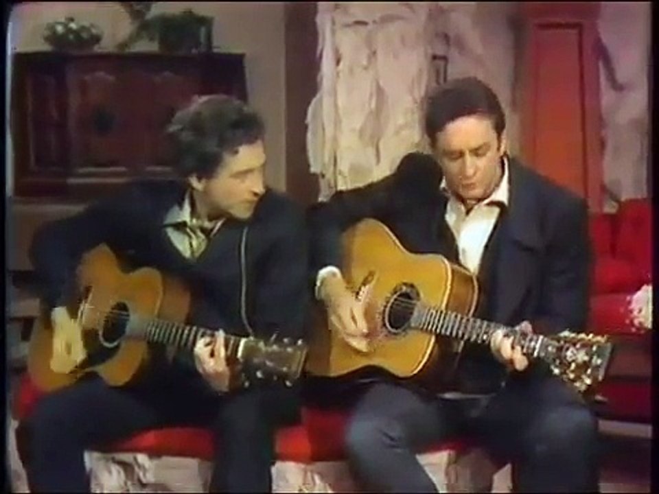 Bob Dylan and Johnny Cash - Girl from the North Country -  Live