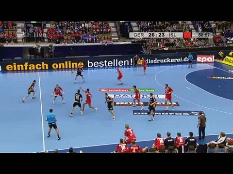 Deutschland 27:24 Island (Handball WM 2011 Schweden/Letzte Minute)