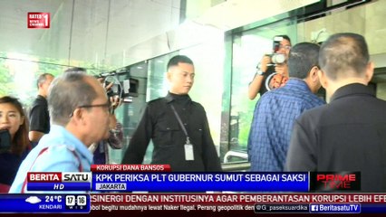 Plt Gubernur Sumut Diperiksa Kasus Bansos