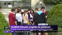 Studenții agronomi pregătesc grădina Castelului Peleș pentru sărbătoarea de 10 Mai