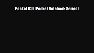 Download Pocket ICU (Pocket Notebook Series) Ebook Free