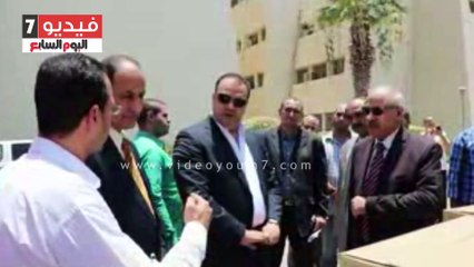 محافظ الفيوم يتفقد الأجهزة الطبية المقدمة دعما للمنظومة الصحية
