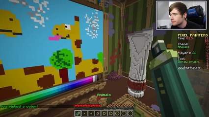 Minecraft   SPIDERMAN!   Pixel Painters Minigame