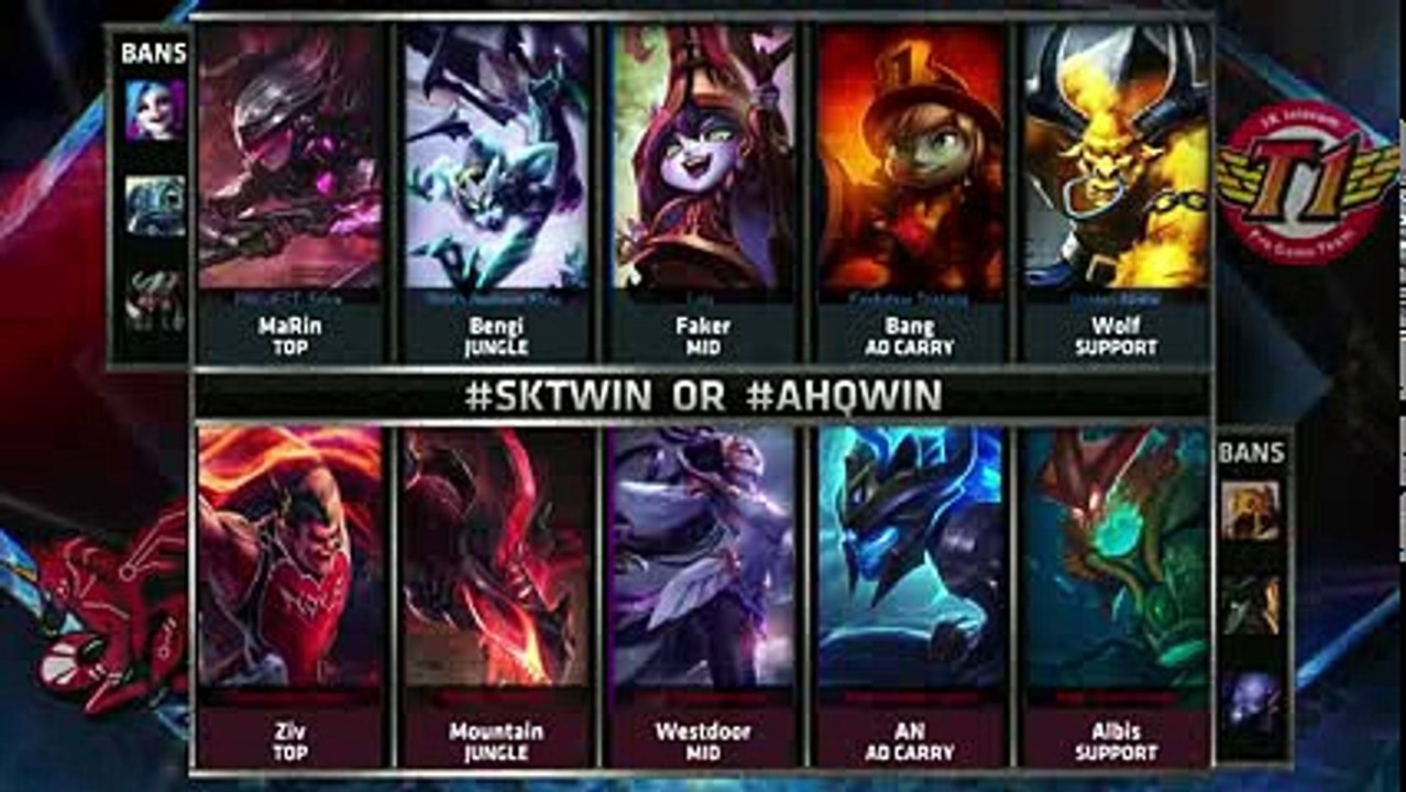 SK Telecom T1 vs ahq Game 1  Quarter Finals LoL S5 World Championship 2015  SKT vs AHQ G1 Worlds