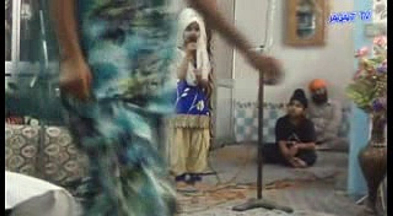 Shagun singing a poem