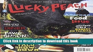 Download Lucky Peach Issue 4  PDF Online