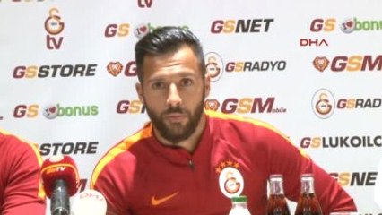Galatasaray'da Yasin Öztekin ve Sinan Gümüş Basın Toplantısı Düzenledi