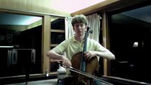 POPPER PROJECT #28: Joshua Roman plays Etude no. 28 for cello by David Popper (leaping left hand)