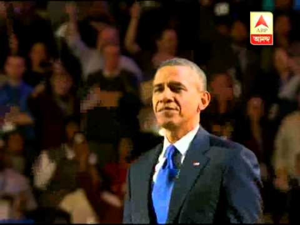 celebration after obama win