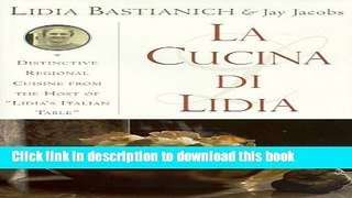 Read La Cucina Di Lidia  Ebook Free
