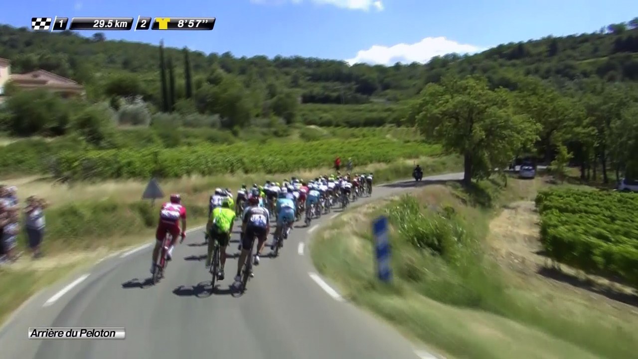 29 KM à parcourir / to go - Étape 12 / Stage 12 (Montpellier / Mont Ventoux) - Tour de France 2016