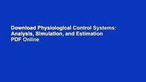 Download Physiological Control Systems: Analysis, Simulation, and Estimation  PDF Online