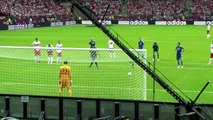 Obrona karnego przez Tytonia mecz Polska - Grecja (1:1) Euro 2012   reakcja Wojciecha Szczęsnego