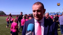 Interview with Iceland’s elected president Guðni Th. Jóhannesson about the first FCBEscola football campus for girls