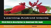 Read Learning Android Intents E-Book Free