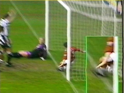 Newcastle Utd v Manchester Utd 1996-97