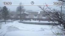 Snow Storm Time-lapse, Moncton (NB), 2014-03-26
