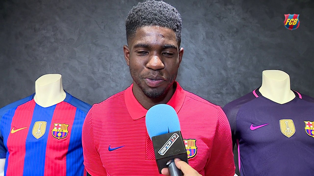Samuel Umtiti, les premiers mots en tant que joueur du FC Barcelone