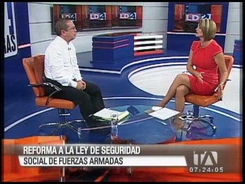 Entrevista a Ricardo Patiño sobre propuesta de sistema de pensiones a militares